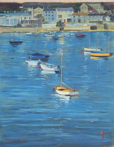 Salcombe, Funkelnder Morgen, 2002 von Jennifer Wright